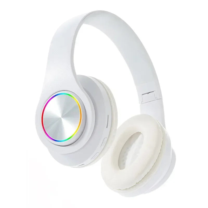 Foldable Bluetooth Headsets  Wireless Headphones With Mic Stereo Earphone Support TF Card FM For Xiaomi Iphone Sumsamg Phone