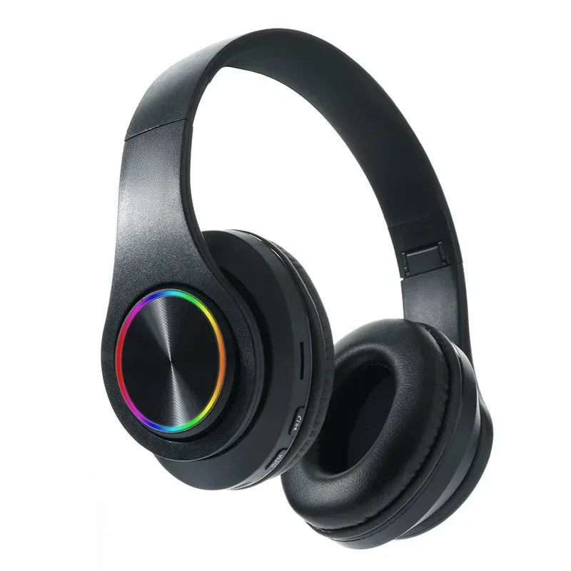 Foldable Bluetooth Headsets  Wireless Headphones With Mic Stereo Earphone Support TF Card FM For Xiaomi Iphone Sumsamg Phone
